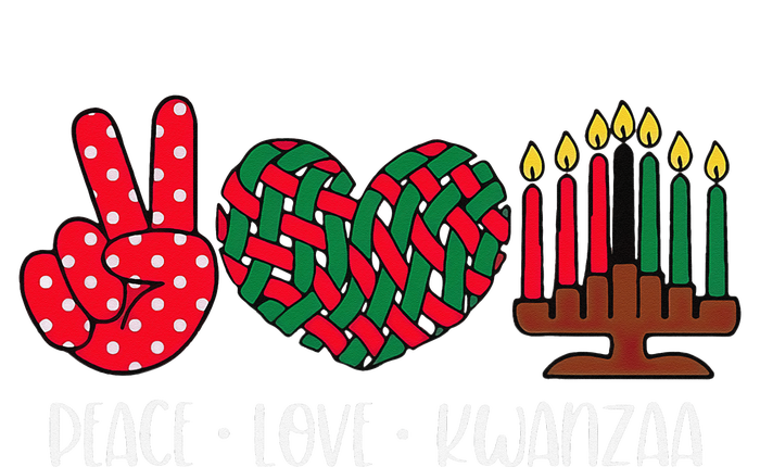 Peace Love Kwanzaa Christmas Family Kwanzaa Candles 16 in Basic Backpack