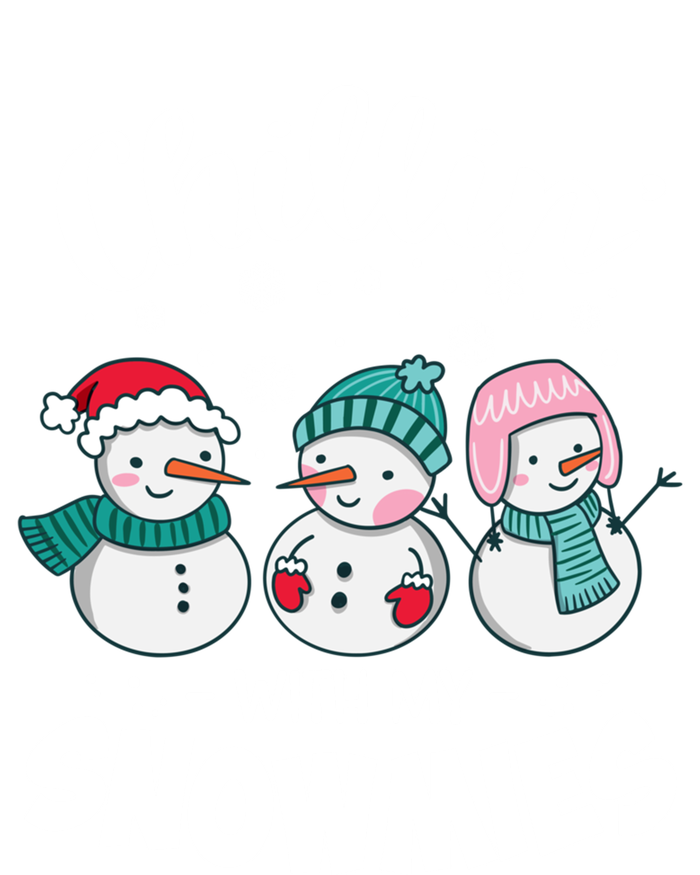 Chillin With My Snowmie Christmas Snow Teacher Snow Cool Gift T-Shirt