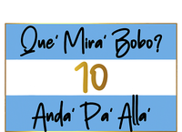 Que Mira Bobo Viral Argentina Funny 7-Panel Snapback Hat