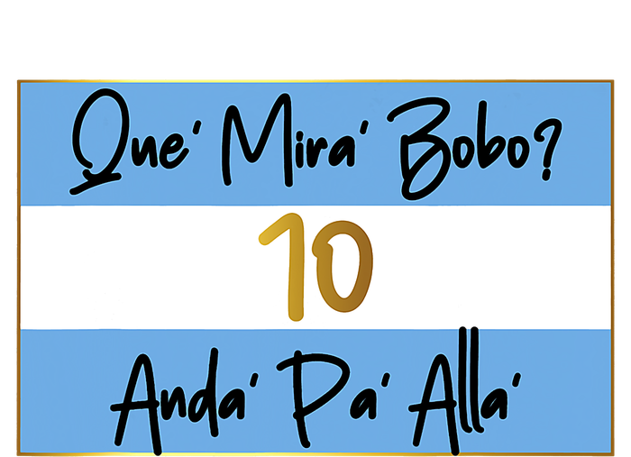 Que Mira Bobo Viral Argentina Funny 7-Panel Snapback Hat