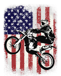 Dirt Bike American Flag Motocross Biker 4th Of July PosiCharge Competitor Tank