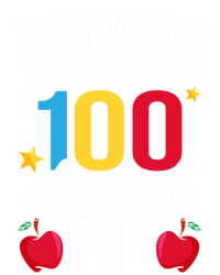 My Students Survived 100 Days Teacher 100th Day Novelty Gift Doggie Tank