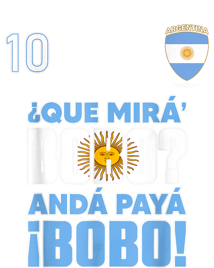 Qué Mirás Bobo, Andá Pa' Allá Funny Speech Argentina Flag Vintage Tote Bag