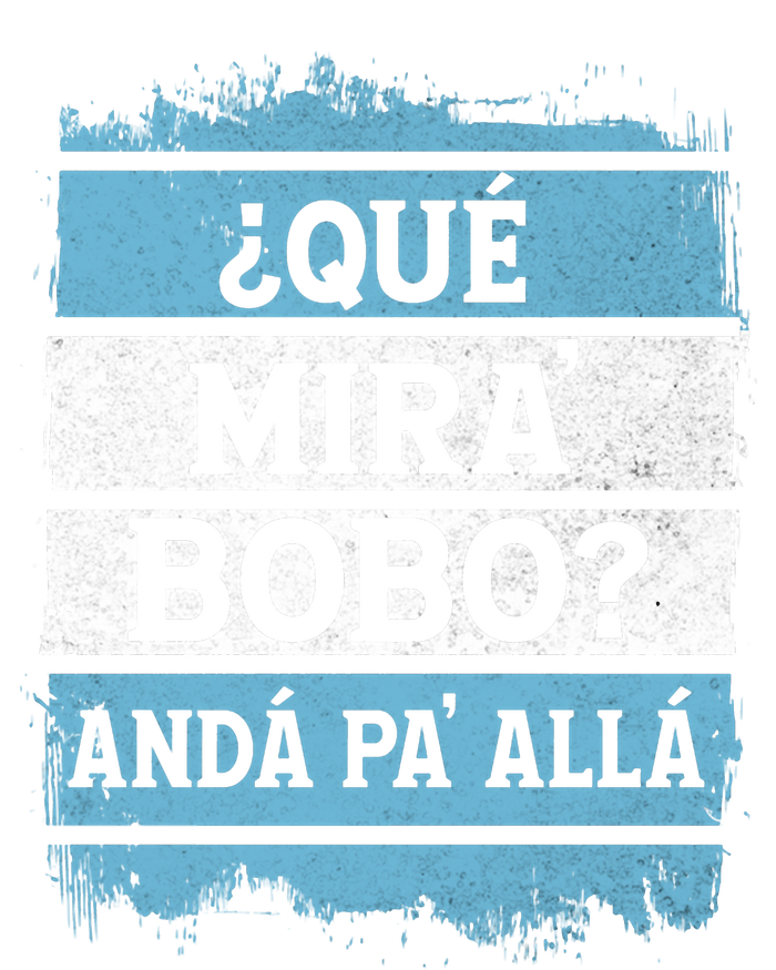 Qué Mira Bobo Sarcastic Saying Viral Meme Argentina Flag Hooded Wearable Blanket