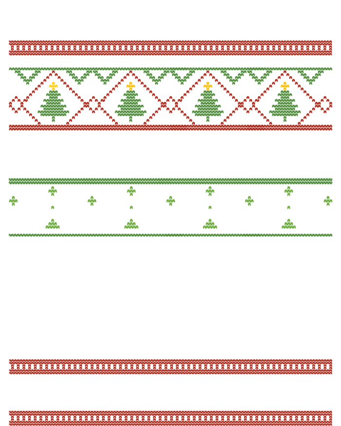 Funny This Is My Ugly Christmas Pattern Gift Magnet