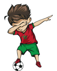 Dabbing Soccer Boy Morocco Cool Gift Moroccan Football Soccer Gift T-Shirt