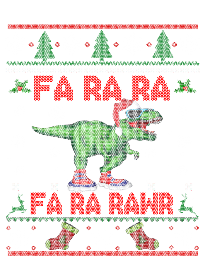 Fa Ra Ra Rawr Funny Christmas Sweater Santa Tgiftrex Dinosaur Gift T-Shirt