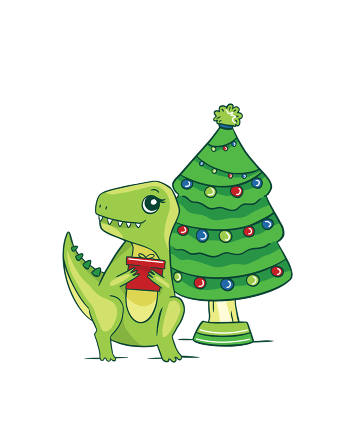 Fa Ra Rawr Christmas Tyrannosaurus Rex Xmas Santa Hat Gift Women's Flannel Pajama Set