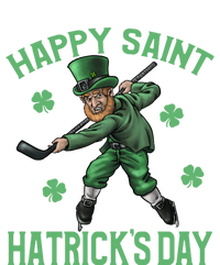 Happy Saint Hatricks Day St Patrick's Day Hockey Leprechaun Gift T-Shirt