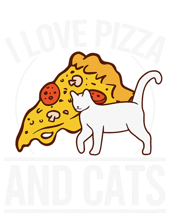 Pizza foodie Funny I Love Pizza And Cats Pizza Kitten Bumper Sticker