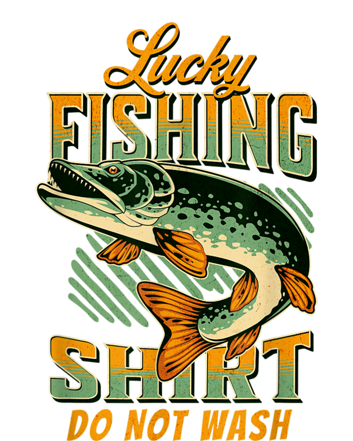 Lucky Fishing Tee Do Not Wash Vintage Fishing Lover Pom Pom 12in Knit Beanie