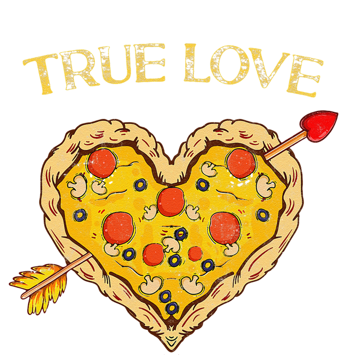 Valentine's Day True Love Valentine Pizza Heart T-Shirt