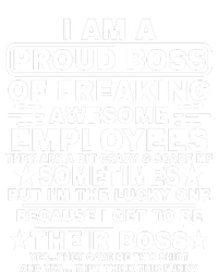 Funny I Am A Proud Boss Of Freaking Awesome Employees Boss T-Shirt