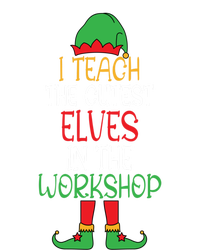 I Teach Cutest In The Workshop Teacher Christmas Top Gift Ladies Long Sleeve Shirt