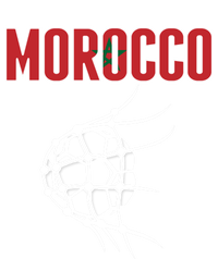 Morocco Soccer Fans Jersey Great Gift Moroccan Flag Football In Net Great Gift Kids Sweatshirt