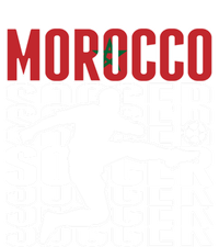 Morocco Soccer Lovers Jersey Cool Gift Proud Moroccan Football Fans Gift Ladies Long Sleeve Shirt