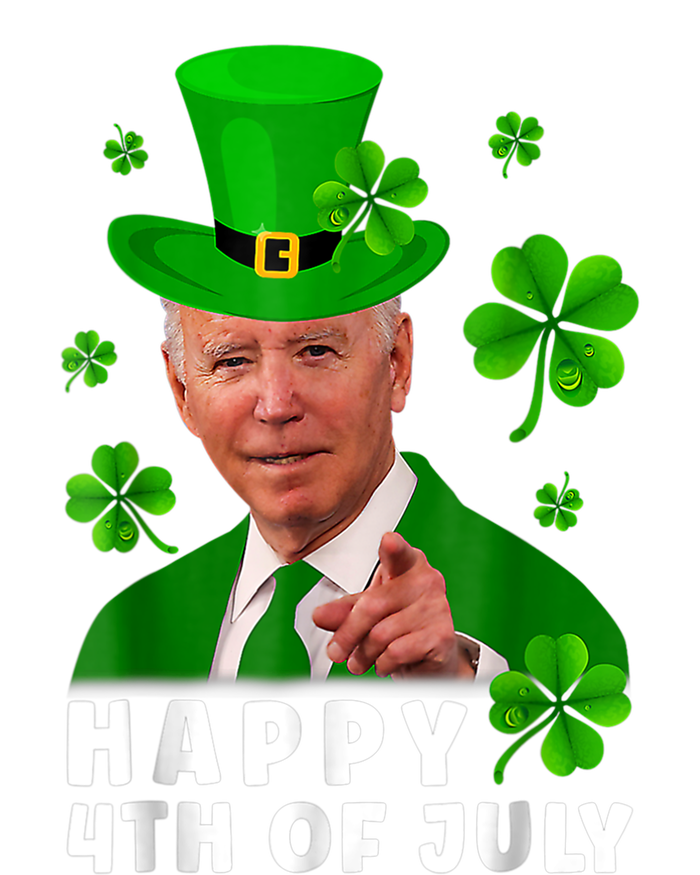 Happy 4th Of July Anti Joe Biden Shamrock St Patricks Day T-Shirt