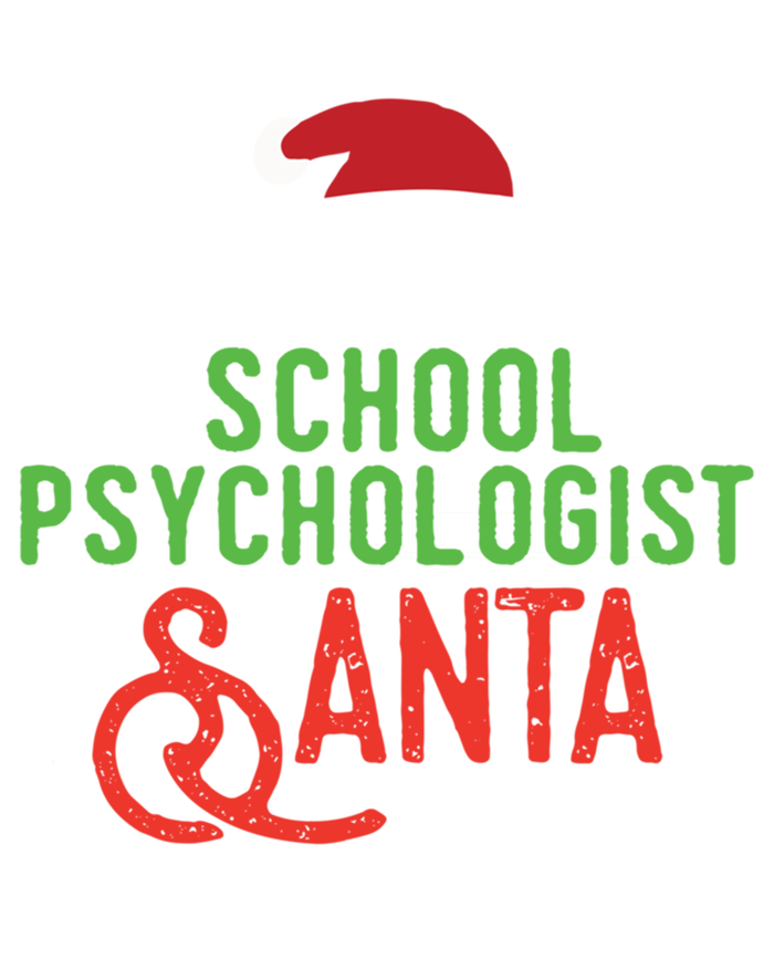 Be Nice To The School Psychologist Santa Is Watching Xmas Meaningful Gift Sustainable Beanie