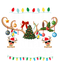 Most Likely To Pet The Reindeer Pjs Matching Xmas Lights Meaningful Gift Sweatshirt Cinch Pack Bag