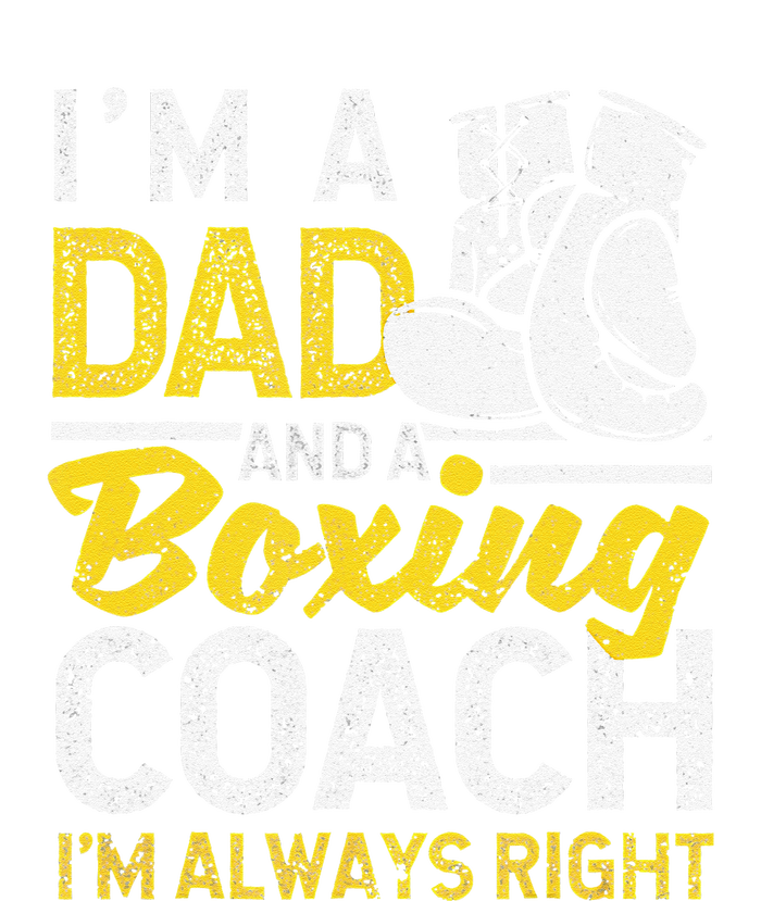 Boxer Daddy Coaches Fathers Day I'm A Dad And A Boxing Coach Striped Beanie with Solid Band