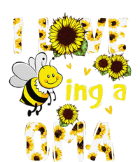 I Love Being A Oma Sunflower Bee Funny Mother's Day Canvas