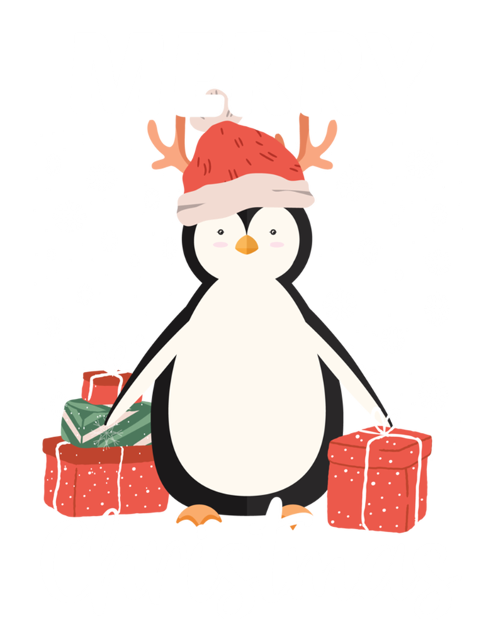 Merry Christmas Cute Penguin Animal Winter Xmas Bird Lover Cute Gift Kids Tie-Dye T-Shirt