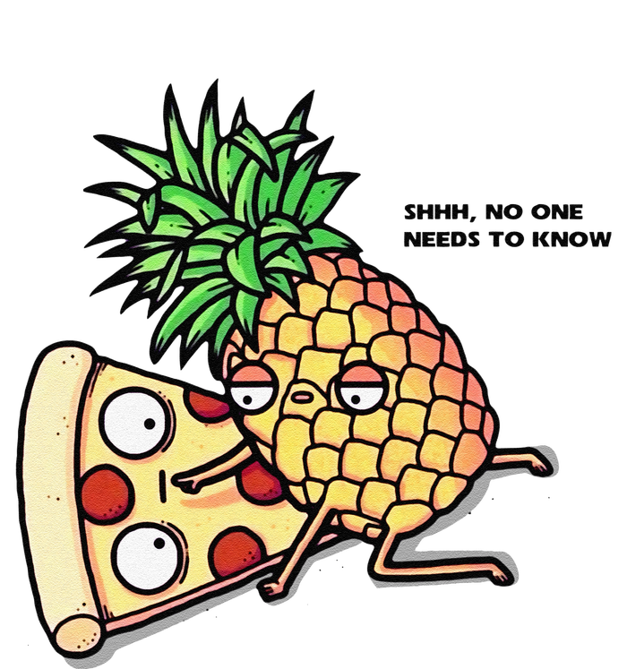 No One Needs To Know Pineapple Hawaiian Pizza Food Tall T-Shirt