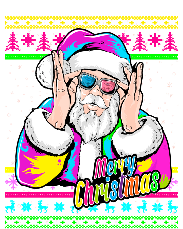 Santa Dj 90s Fancy Dress Costume And Christmas Dj Gift Sustainable Beanie