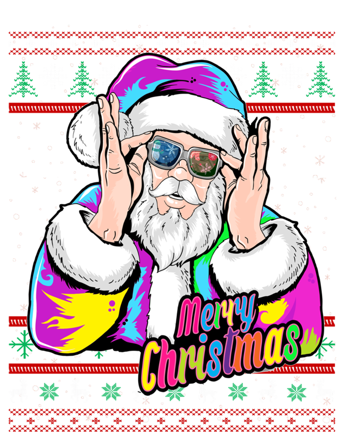 Santa Dj 90s Fancy Dress Costume And Christmas Dj Gift T-Shirt