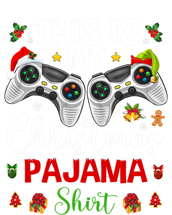 Santa Gamer Video Game Games This Is My Christmas Pajama Cool Gift T-Shirt