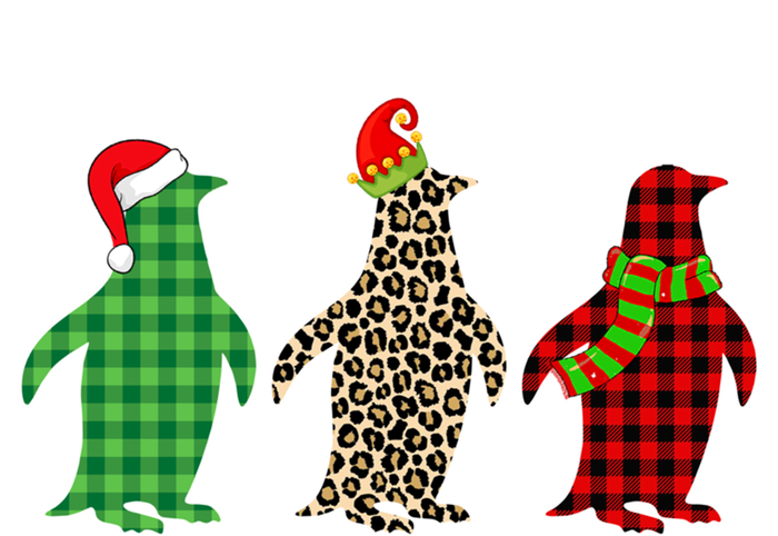 This Is My Christmas Pajama Penguin Xmas Tree Animals Great Gift Striped Beanie with Solid Band