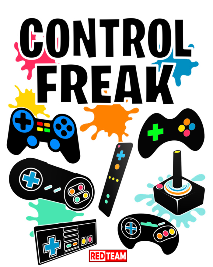 Control Freak Funny Gift Video Game Gamer Fun Gift Bumper Sticker