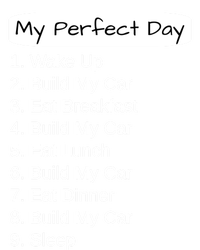 Funny Car Guy Gift Cute Gift My Perfect Day Build My Car Gift V-Neck T-Shirt