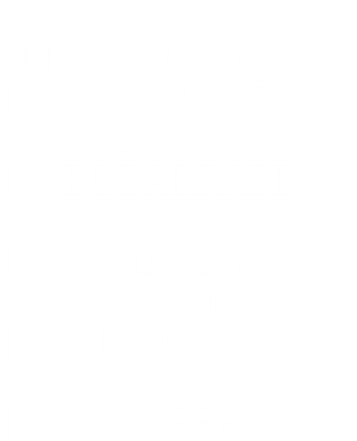 Funny Theatre Lover Actor Gift 'My Perfect Day' Love Drama Gift Coaster