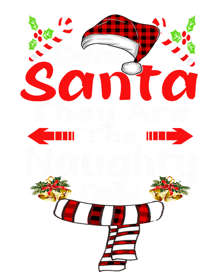 Christmas Santa Claus Dear Santa They Are Naughty One Tie-Dye T-Shirt