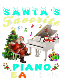 Santa's Favorite Piano Teacher Christmas Xmas Holiday Performance Fleece Hoodie