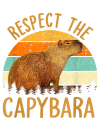 Respect The Capybara Animal Funny Capybara Lover Tie Dye Hoodie