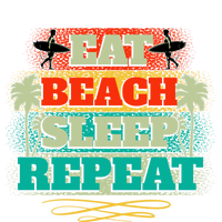 Eat Beach Sleep Repeat Retro Summer Fun Meaningful Gift Zip Tote Bag