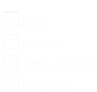 Eat Sleep Jetlagged Repeat Jetlag Gift Kids Hoodie