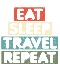 Eat Sleep Travel Beach Vacation Family Weekend Getaway Cool Gift T-Shirt