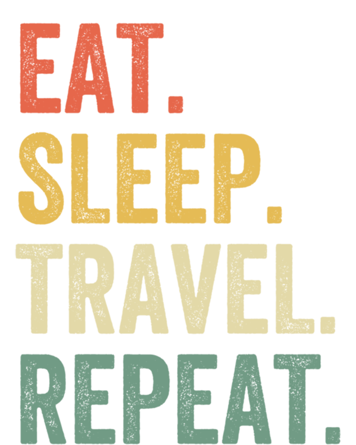 Eat Sleep Travel Repeat Funny Traveler Vintage Cool Gift Tank Top