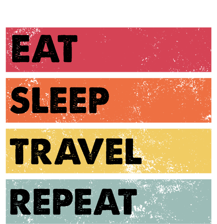 Eat Sleep Travel Repeat Funny Traveling Travelers Gift Funny Gift Tote Bag