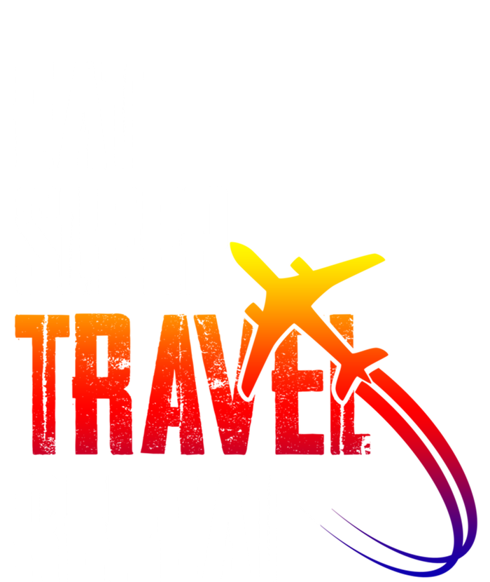 Eat Sleep Travel Repeat Funny World Traveler Hiking Camping Gift Women's Racerback Tank