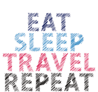 Eat Sleep Travel Repeat Funny Gift Magnet