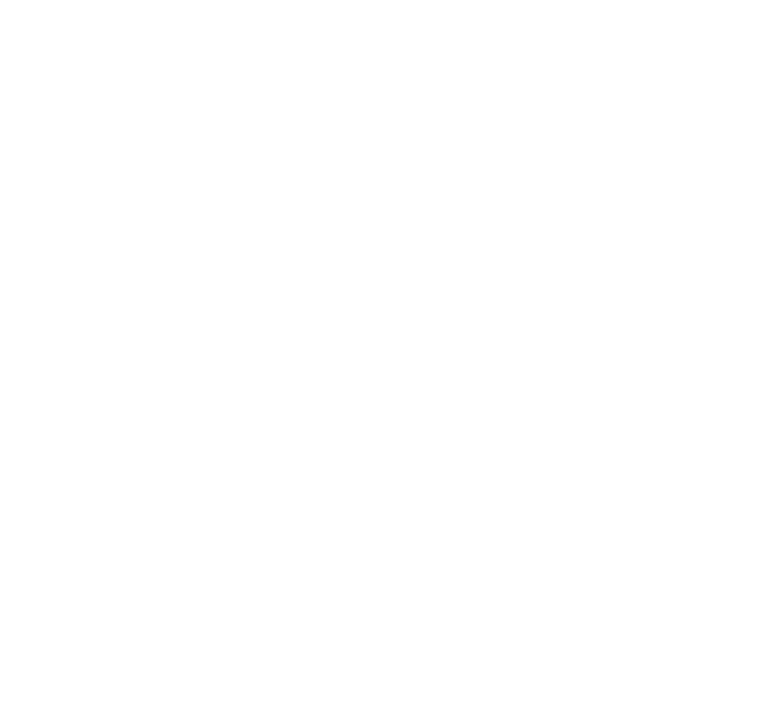 Out Of Control Funny Gaming Quote Retro Video Games Graphic Gift Tall Long Sleeve T-Shirt