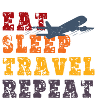 Eat Sleep Travel Repeat Travel Lover Humor Quote Design Great Gift Tie Dye Hoodie