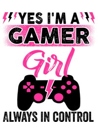 Yes Im A Gamer Girl Gaming Cool Gift Always In Control Game Girl Funny Gift Ladies Long Sleeve Shirt