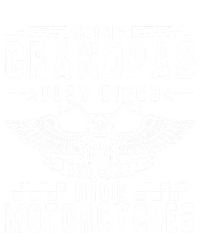 Some Grandpas Play Bingo Real Grandpas Ride Motorcycle Biker Gift Softstyle Adult Sport Polo