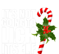 It's Not Going To Lick Itself Funny Candy Cane Christmas Valucap Bio-Washed Visor