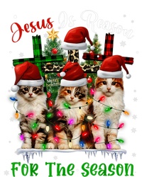 Christmas Ugly Sweater Cats Jesus Is Reason For The Season Great Gift T-Shirt